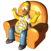 027220 - Simpsons Animated Phone