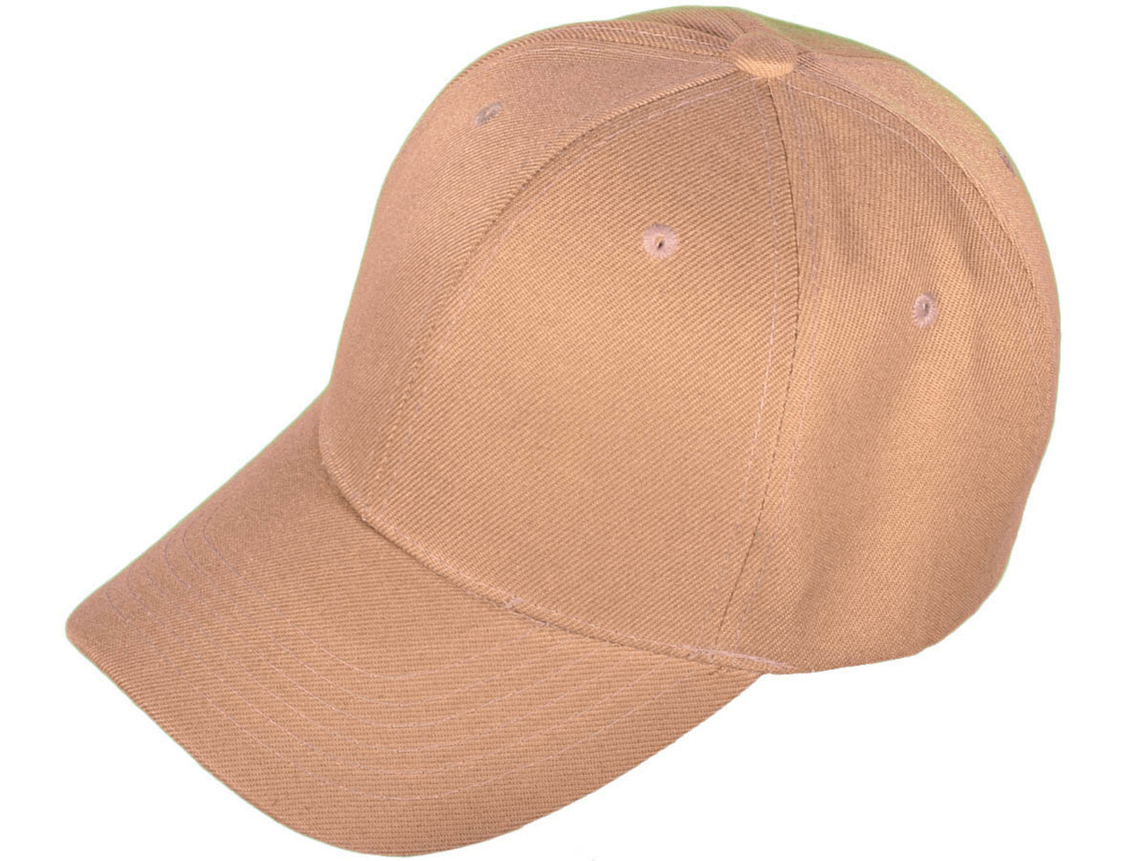 Wholesale Solid Baseball Cap Khaki Dollardays