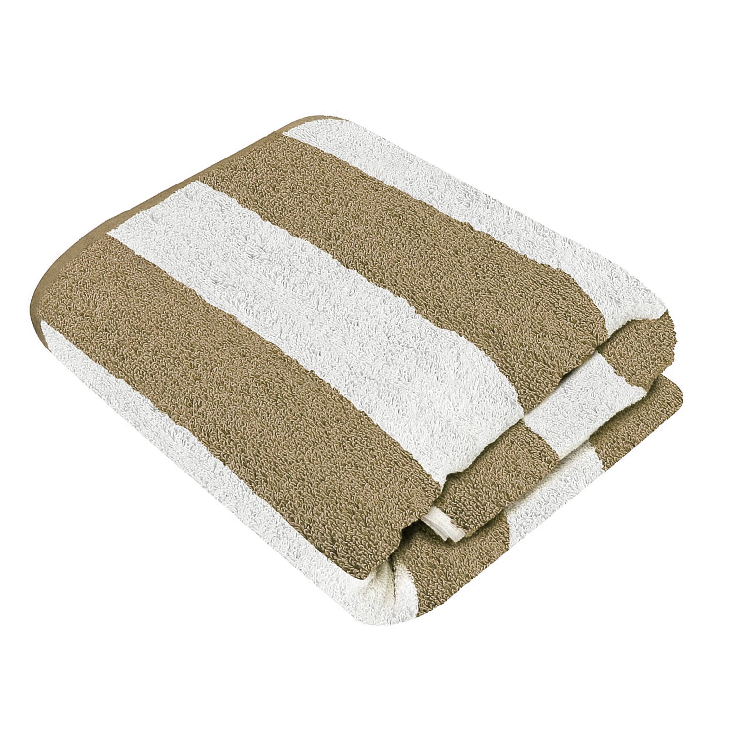Wholesale Cabana Stripe Beach Towel 30" X 70" Beige DollarDays