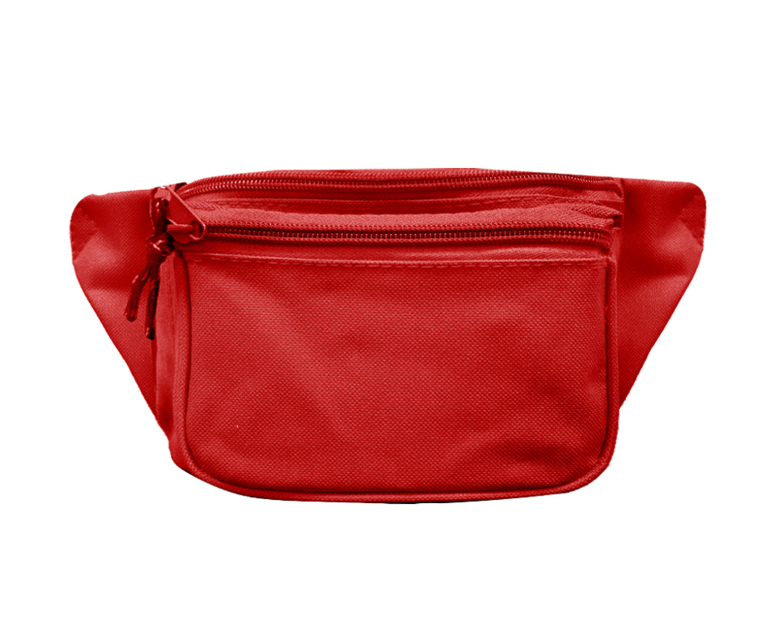 Wholesale Deluxe 3 Pockets Fanny Pack Red DollarDays