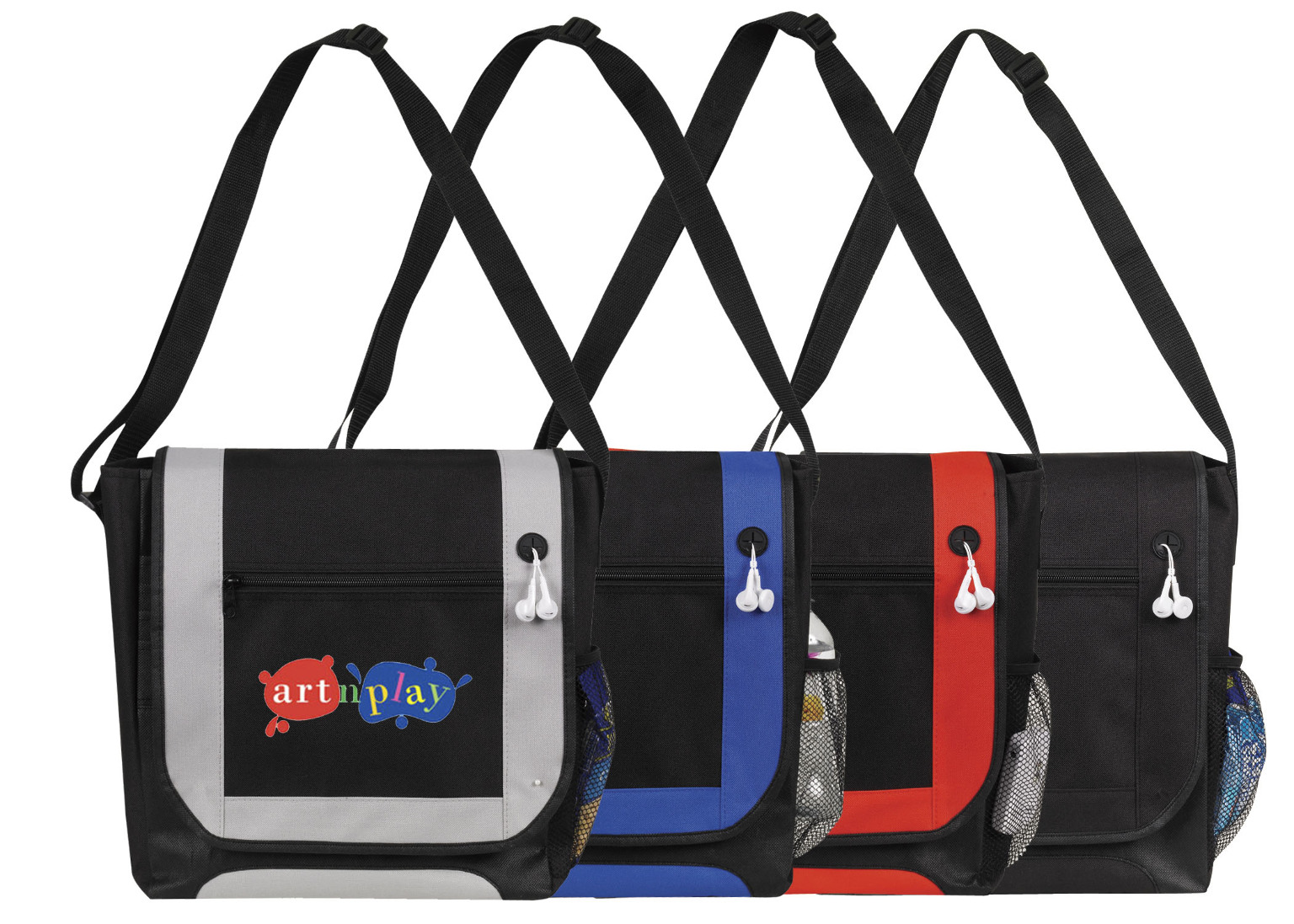Wholesale Messenger Bag Assorted Colors, 12" DollarDays