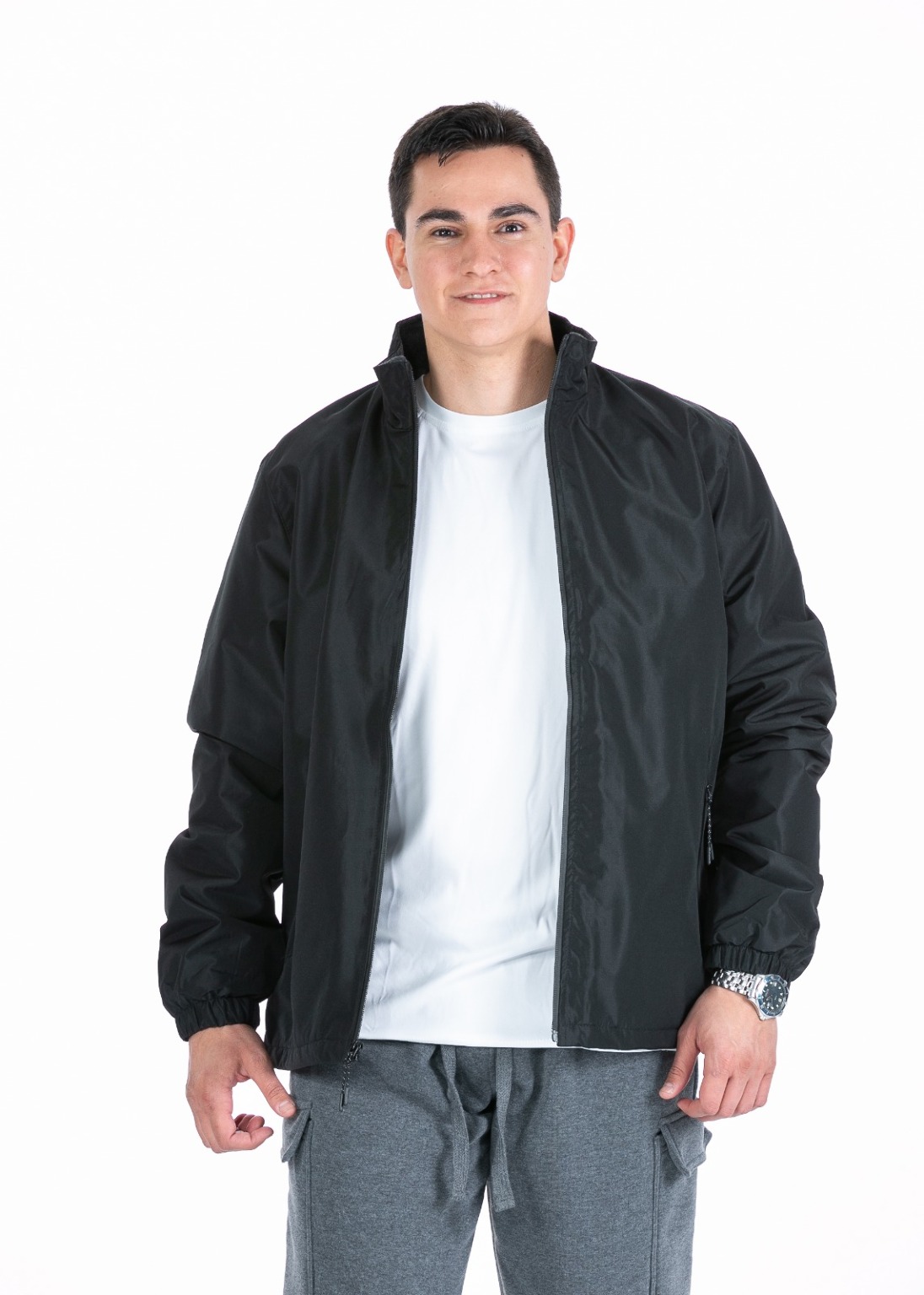 Wholesale Men's Plaid 2 Pocket Sherpa Lined Hoody Jacket