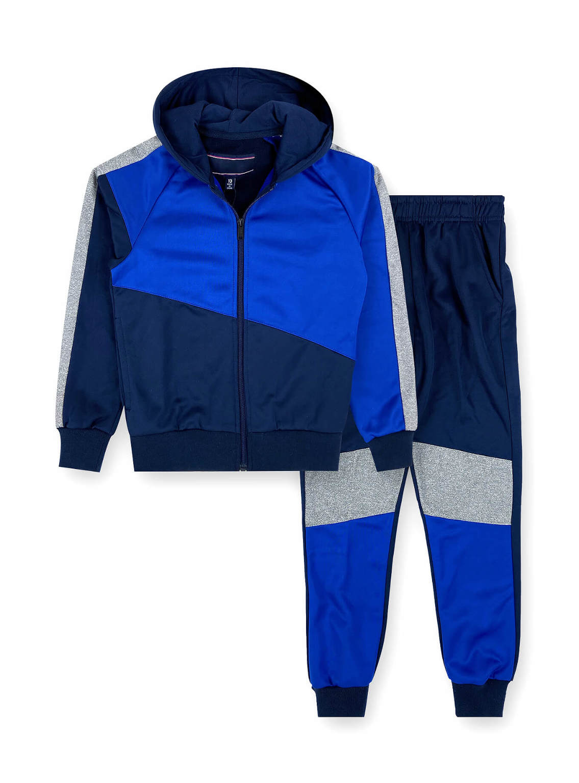 blue hoodie and jogger set