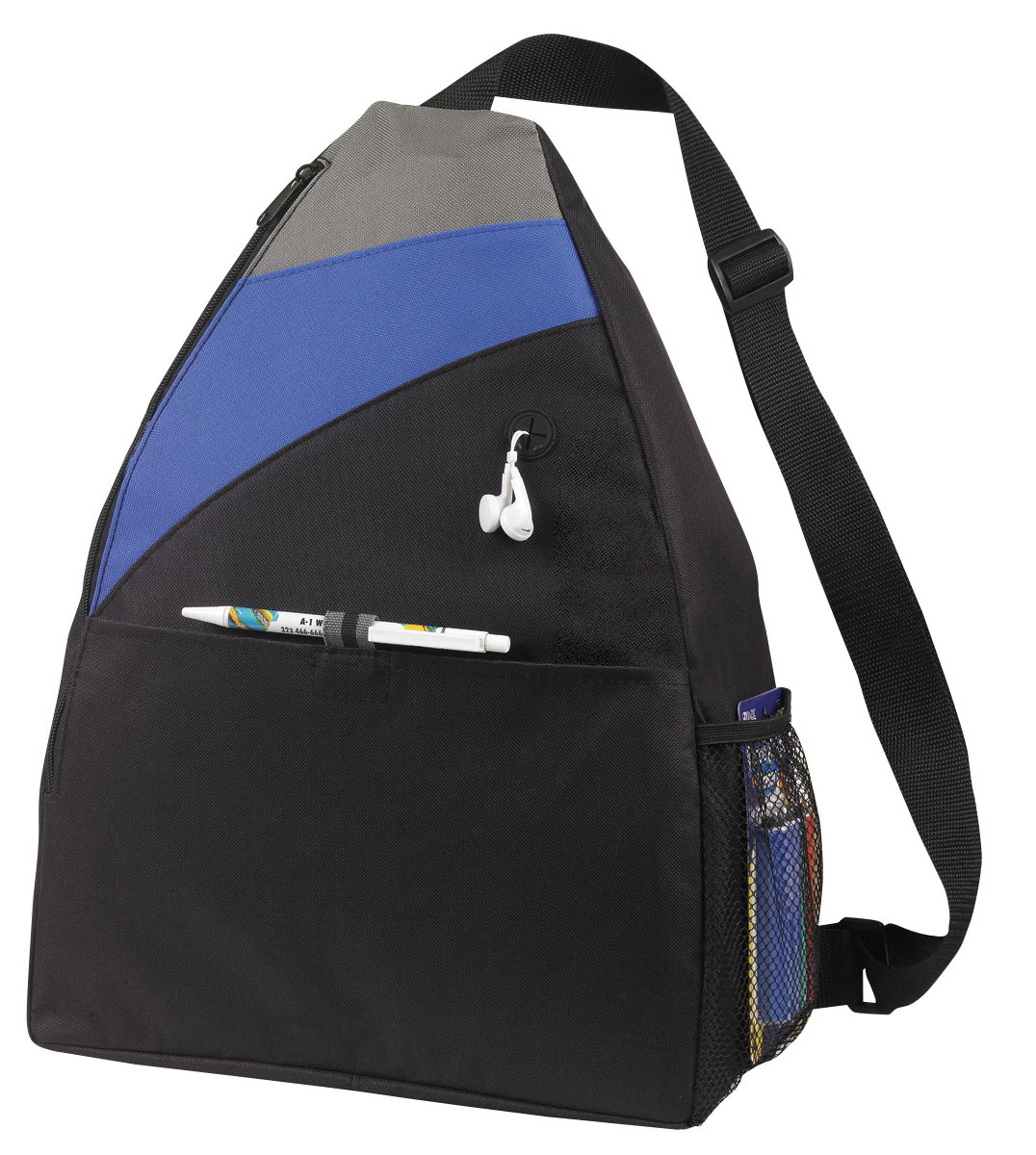 Wholesale Classic Sling Backpack Royal Blue, Large, 17"