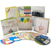 Birthday Music CD &amp; Greeting Card Sets of 12