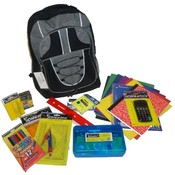 Designer Marc Gold Pre Filled 17" Backpack For Back to School Drives 4 Pack