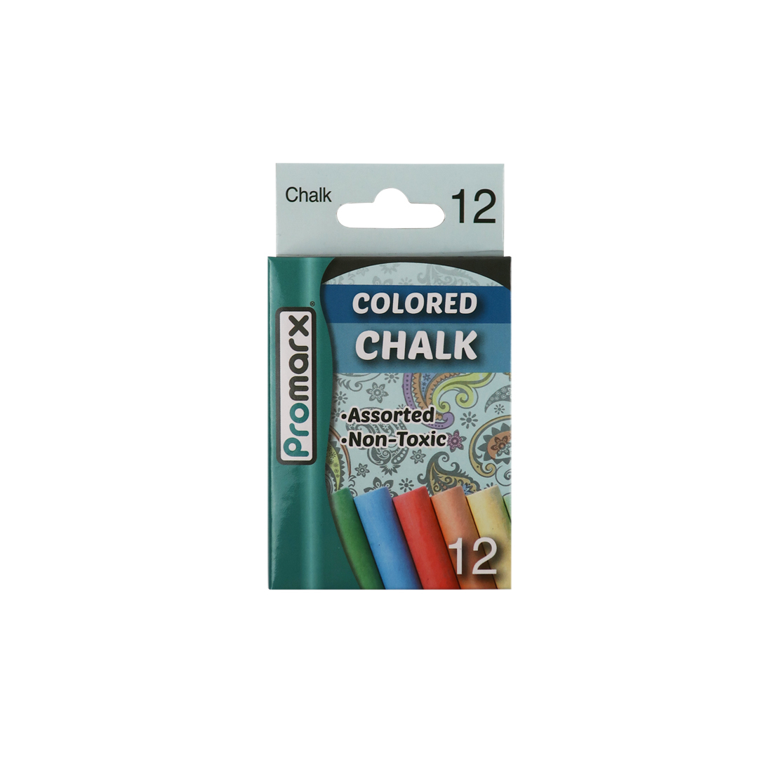 Wholesale Chalk 12 Count, Assorted Colors