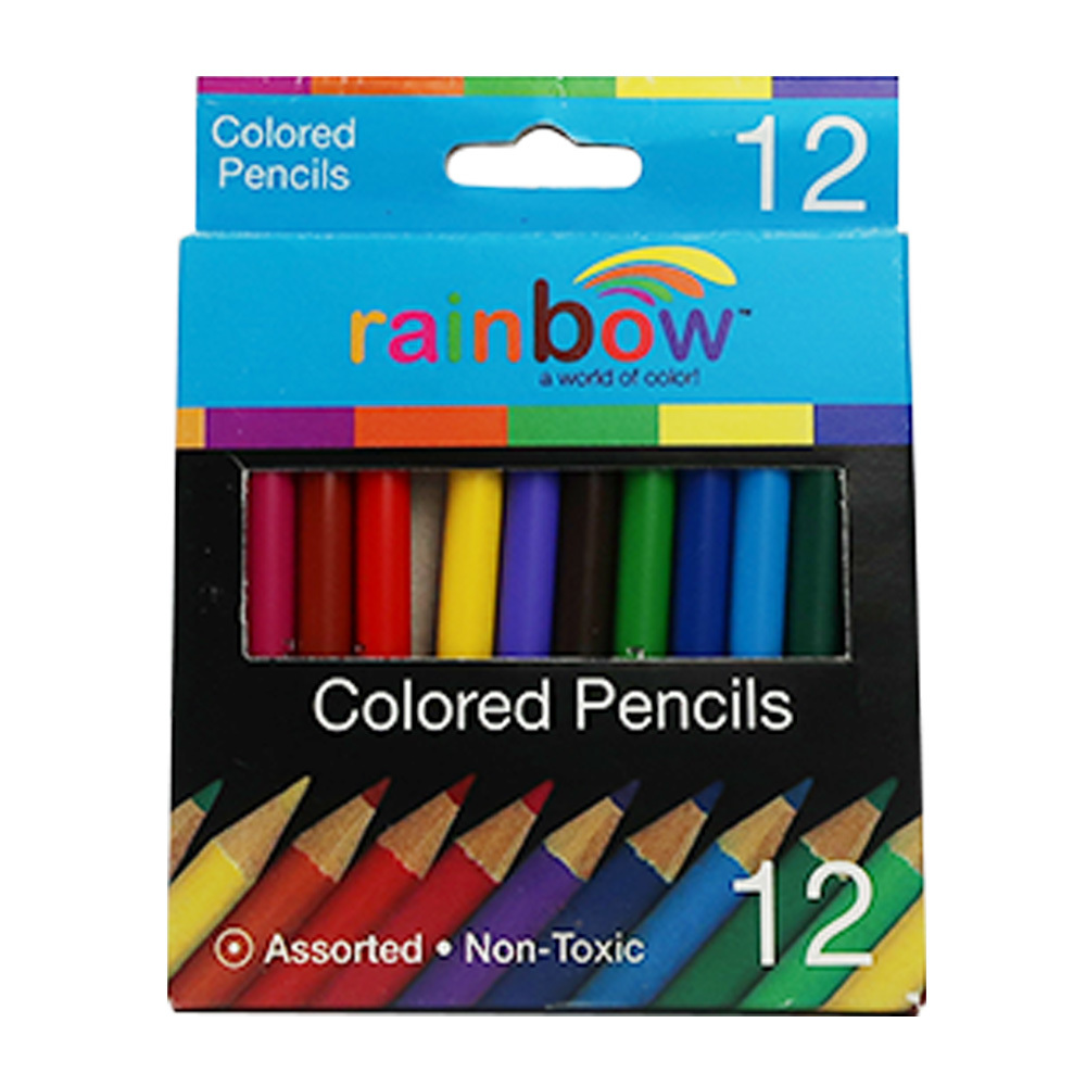 Wholesale Mini Colored Pencils 12 Pack, PreSharpened