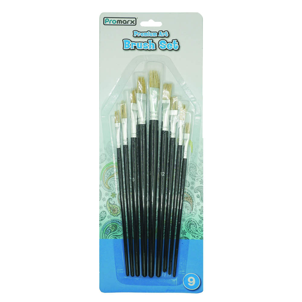 Wholesale Oil Paint Brush Sets 9 Sizes