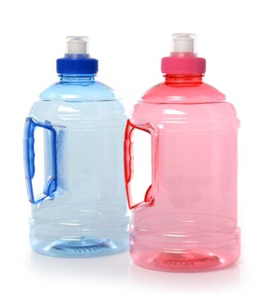 Wholesale Plastic Water Bottle with Handle 2 Colors DollarDays
