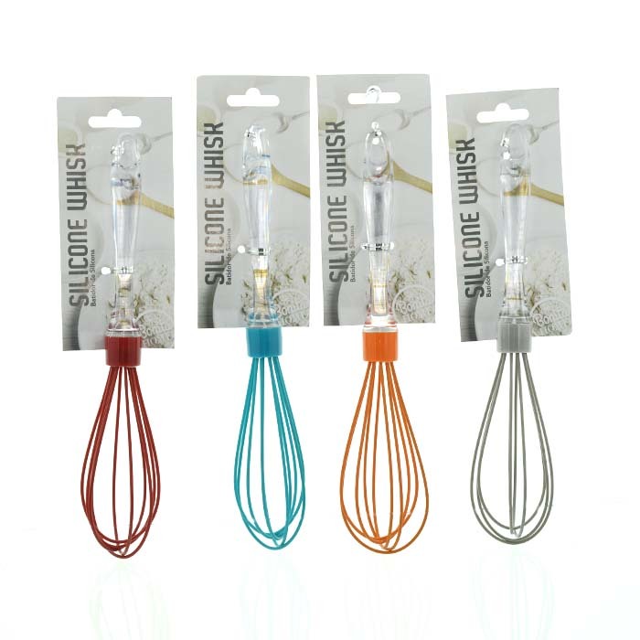 Wholesale Silicone Whisks Assorted Colors