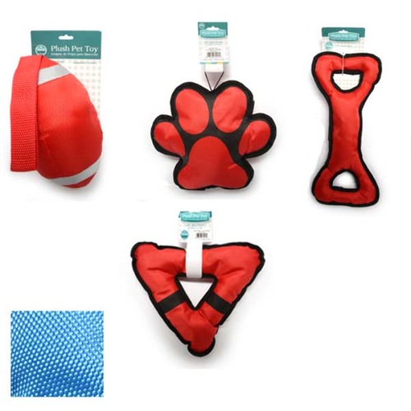 Wholesale Dog Toys Nylon, Red, 48 Per Case