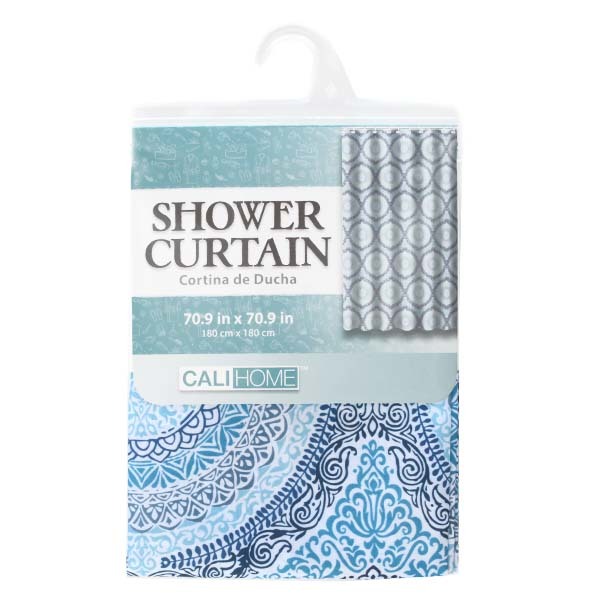 Wholesale Blue Paisley Fabric Shower Curtain 70 9 X 70 Sku