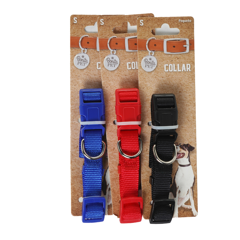 Wholesale Pet Collars Red, Blue, Black, Small, 815"