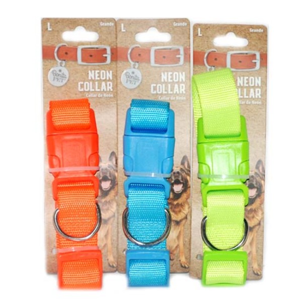 Wholesale Neon Dog Collars 3 Colors
