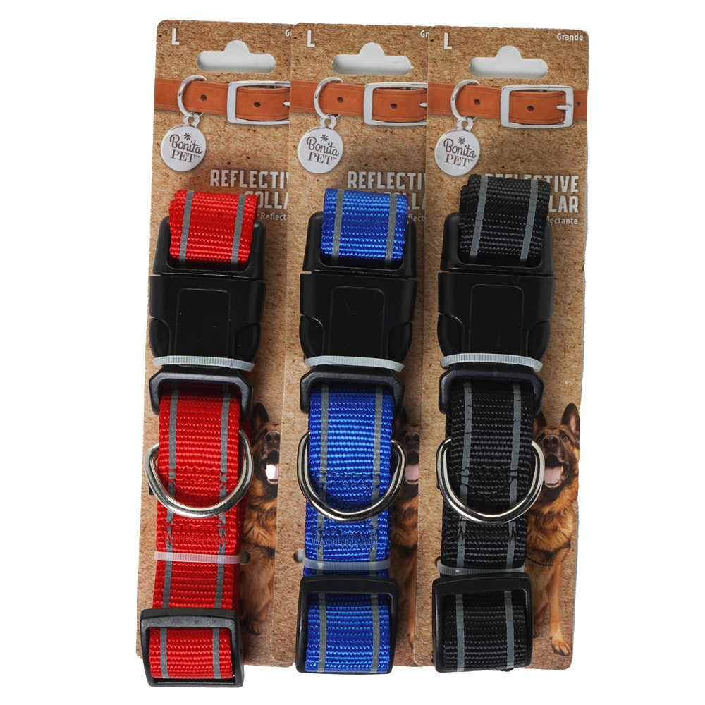 Wholesale Reflective Dog Collars Large