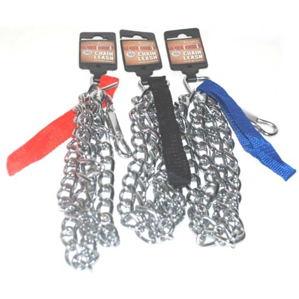 Wholesale Heavy Duty Pet Chain Leashes 4 ft. DollarDays