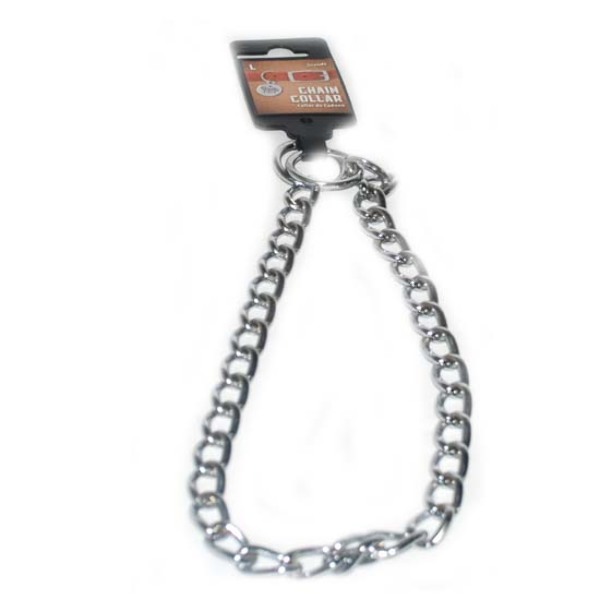 Wholesale Dog Collars Chain, Metal, Silver, 22"