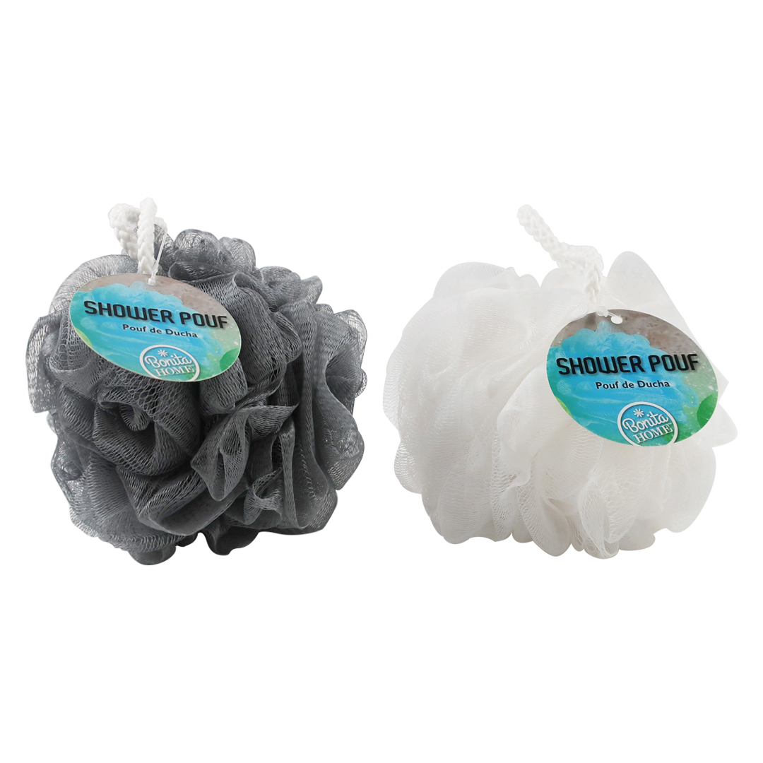 Wholesale Bath Loofah - White Gray (SKU 2329969) DollarDays