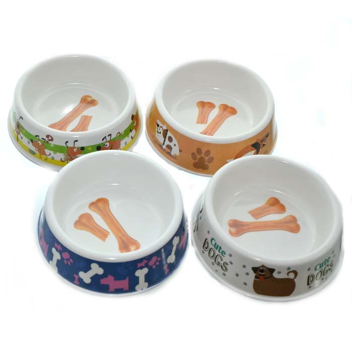 Wholesale Melamine Dog Bowl Assorted 7" (SKU 2324606) DollarDays