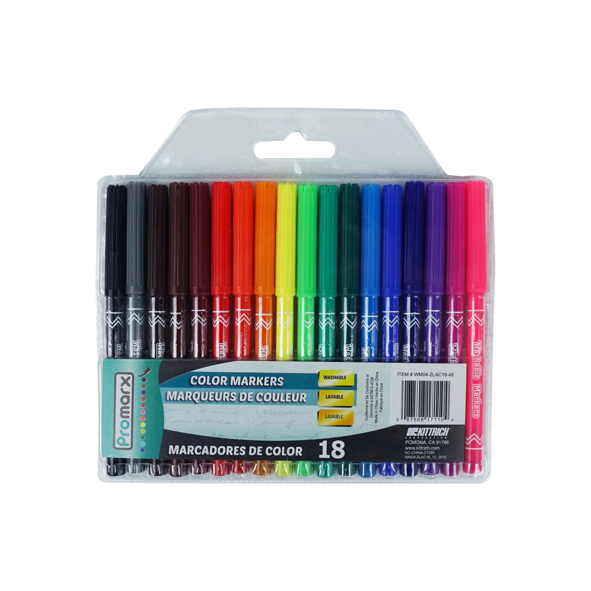 Wholesale Washable Markers - Non-toxic, 10 Count - DollarDays