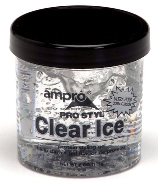 Ampro Clear Ice Gel Protein Styling Gel Ultra Hold 6 Oz(24x.44)