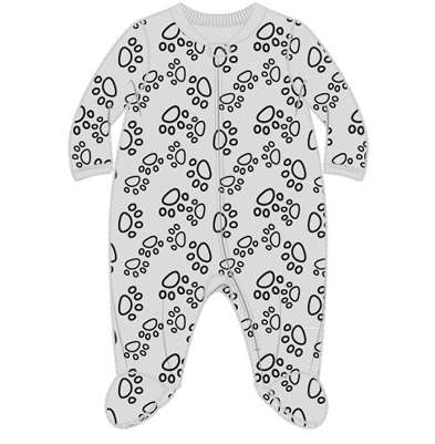 Boys' Embossed Bodysuits, Gray, 0-9M