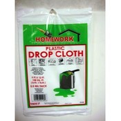 Light Duty Drop Cloth - Plastic 12' x 9'