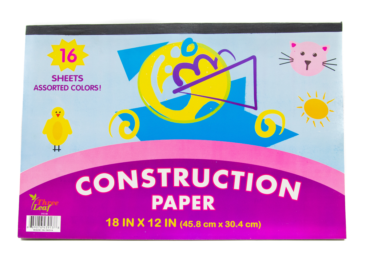 Wholesale Oversized Construction Paper Pads 48 Count