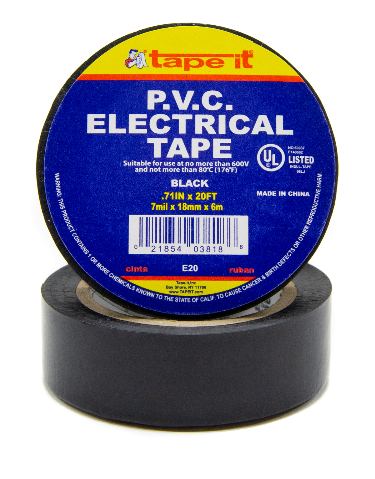 Wholesale Electrical Tape - Black - .71