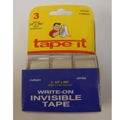 Invisible Tape - 3 pack - .71" x 300" ea rl
