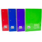 Wire Notebook - 180 sheets - 5 subject - Wide Rule