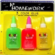 Glue - Neon colors - 3 pack