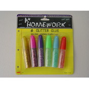 Glitter Glue Tubes - 6 pack