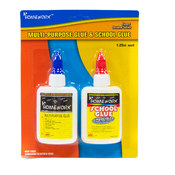 Multi Use Glue + School Glue 2pk-1.25oz ea