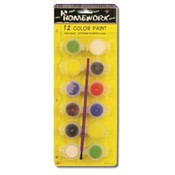 Water Color Paint Set - 12 Colors and Brush