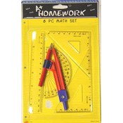 Math Set - 6 assorted math tools