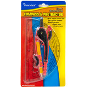 Safety Compass + 6" Protractor
