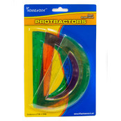 Protractor - 6" - 180 degrees - 3 pack