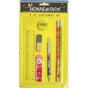Math &amp; Drawing set - 7 asst. tools