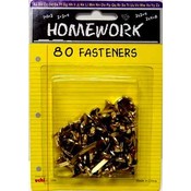 Brass Brad Fasteners - 80 ct - 3/4"
