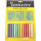 Modeling Clay 12 sticks + 3 molds