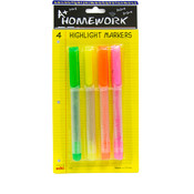 Highlight Markers - Pen Style - 4 pack