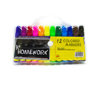 Mini - Markers - 12 pack - asst. colors.