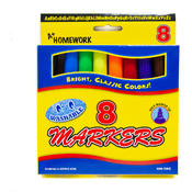 Watercolor Markers - Broad Tip - 8 Pack