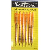 Mechanical Pencils - .5 mm - 6 pack