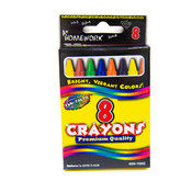Crayons  assorted colors - 8 count boxed.