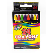 Crayons Assorted Colors - 24 Count Boxed