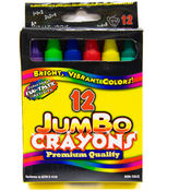 Crayons - Jumbo assorted colors - 12 ct