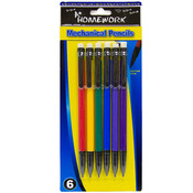 Mechanical Pencils - 6 pack - .5mm -lead